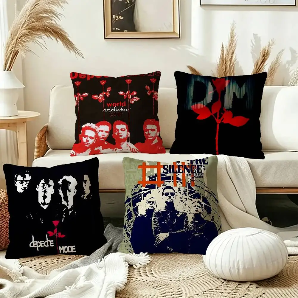 Band D-DEPECHE M-MODE Cool Pillow Anime Pillow Sofa Bed Head Pillow Cover Cushion Cover 45x45 cm Fashion
