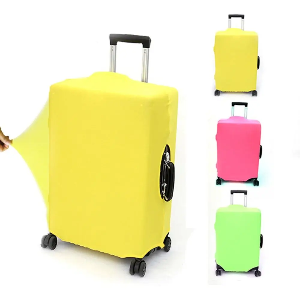 Luggage Cover Stretch Fabric Suitcase Protector Baggage Dust Case Cover Suitable for18-28 Inch Suitcase Case Travel Organizer