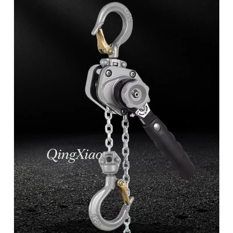 Aluminum Alloy Hand Lever Hoist Portable Lifting Tackle Mini Hand Chain Tensioner Manual Pulling Block For Wire Tightening - view 5