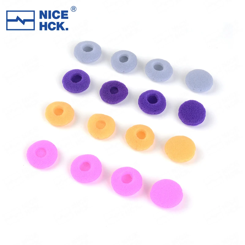 NICEHCK 12/24 Pairs Earbud Dedicated High Elastic Foam Earphone Covers Donut and Full Foam Cushion Soft Replace Sponge Ear Pads
