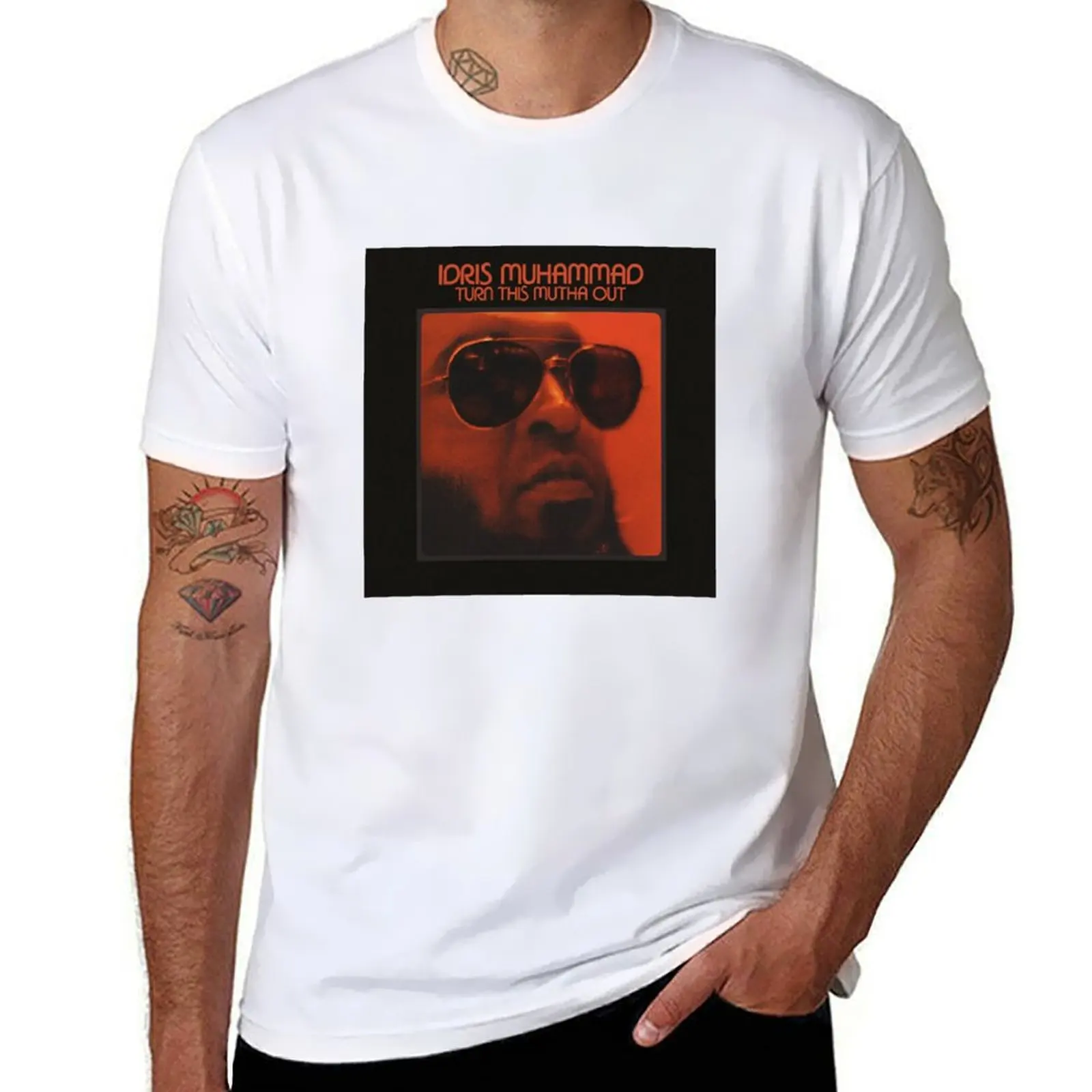 

Idris Muhammad T-Shirt cotton tshirt 100% t shirt man cotton T-Shirt