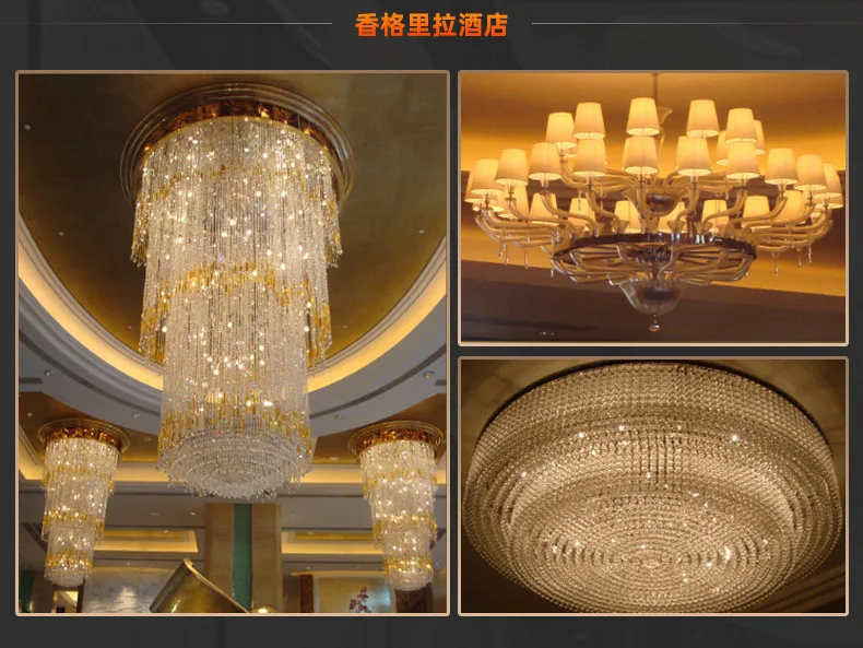 Cheng Deng Hotel Shopping Mall Lobby Lighting All Copper Branch Creative Package