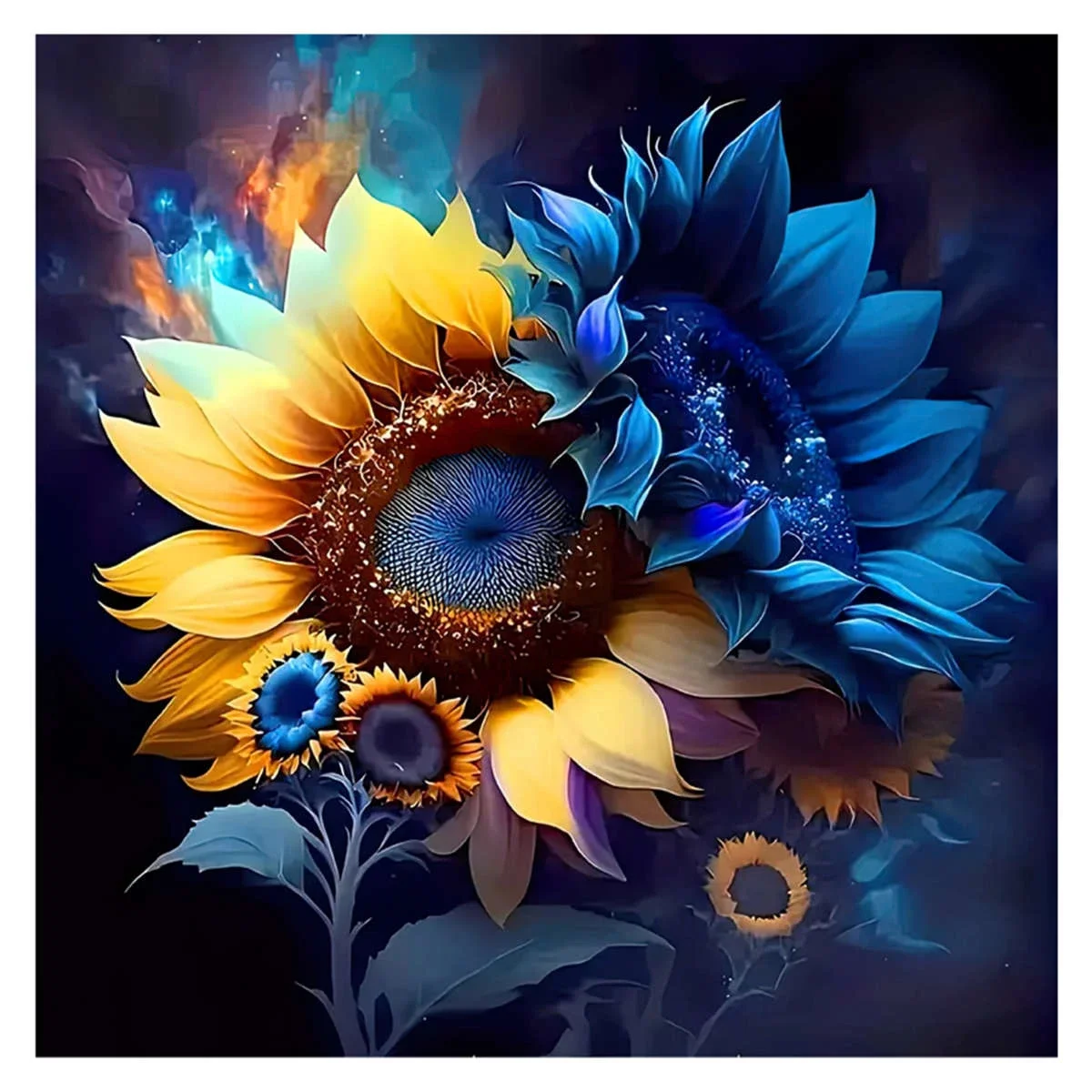 

Sunflower Wooden Jigsaw Puzzle for Adults Animal Wooden Puzzles Sika Deer Educational Toys for Kids Gifts Games