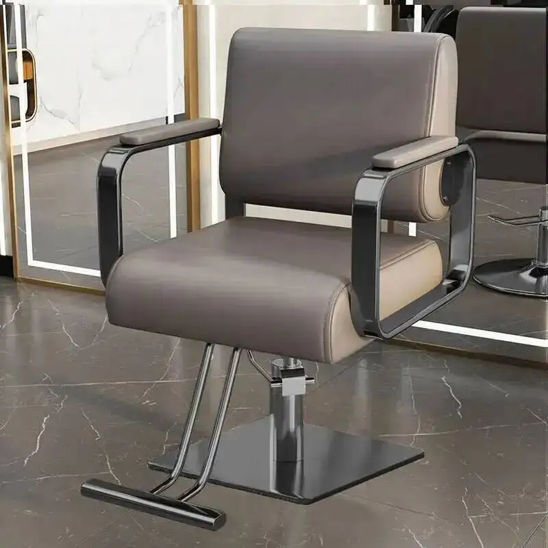 كرسي ماكياج الحلاق قطب صالون الحلاقة كرسي فاخر تصفيف الشعر كرسي صالون تجميل Cadeira De Barbeiro الأثاث التجاري #5