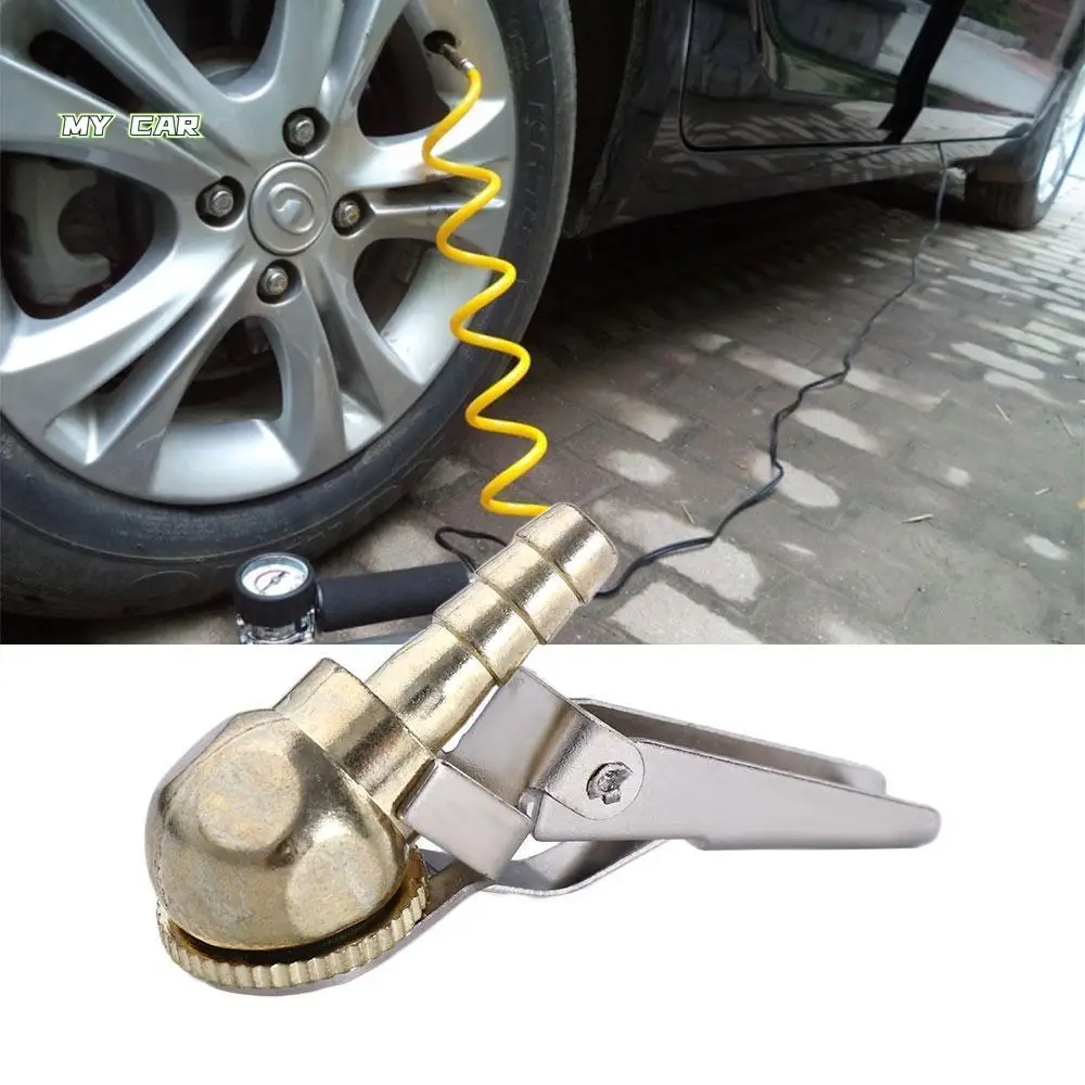 

Connector Auto Parts Tire Chuck Tail Plug Inflatable Quick Clip Barb Clip-On Tire Valve Air Chuck Tire Nozzle Inflator Valve