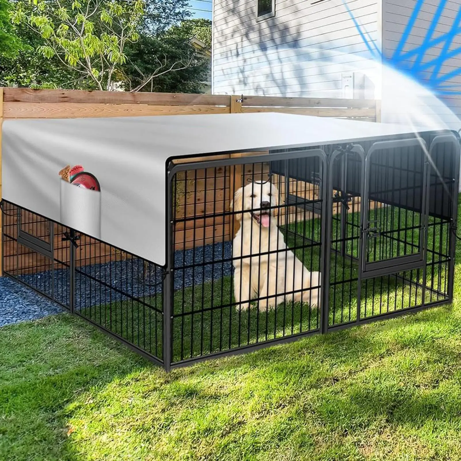 dog-crate-cover-210d-oxford-privacy-enclosure-sunshade-waterproof-large-kennel-cover-for-patio-picnic-outdoor-camping-backyard