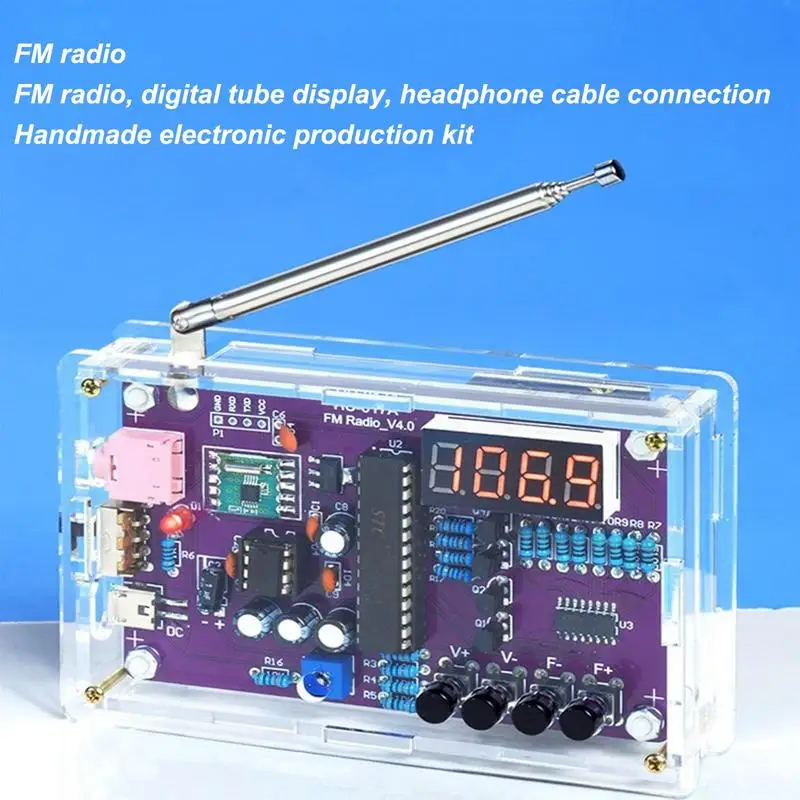 Kits para aprender a soldar, Kit de proyectos electrónicos para principiantes, actividades educativas para estudiantes de secundaria, proyecto STEM para aprender