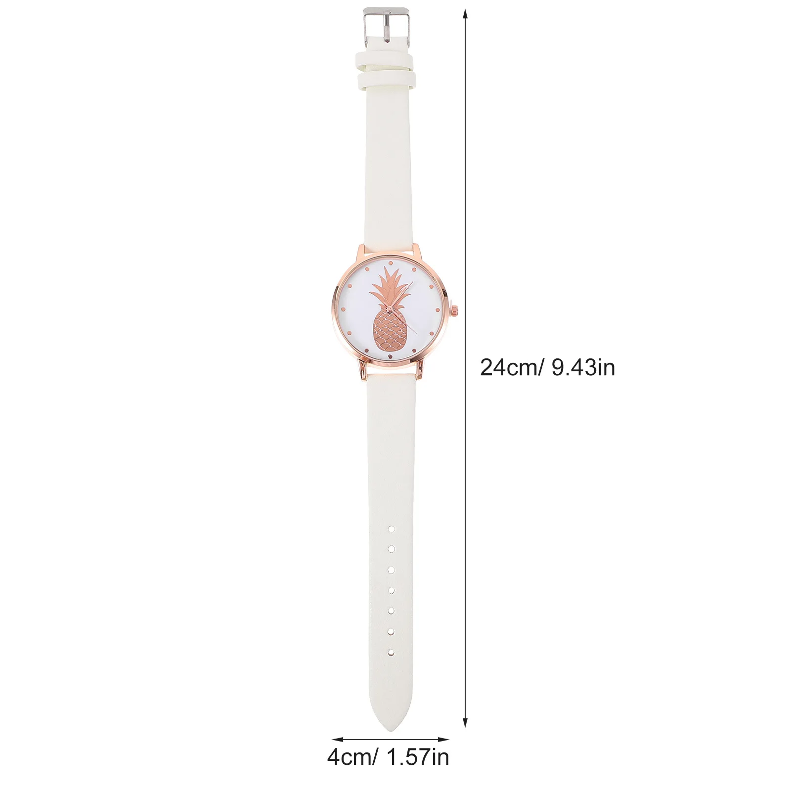 ساعة يد نسائية أنيقة بحزام كوارتز من البولي يوريثان كاجوال كلاسيكية أنيقة هدية للزوجة والصديقات #5