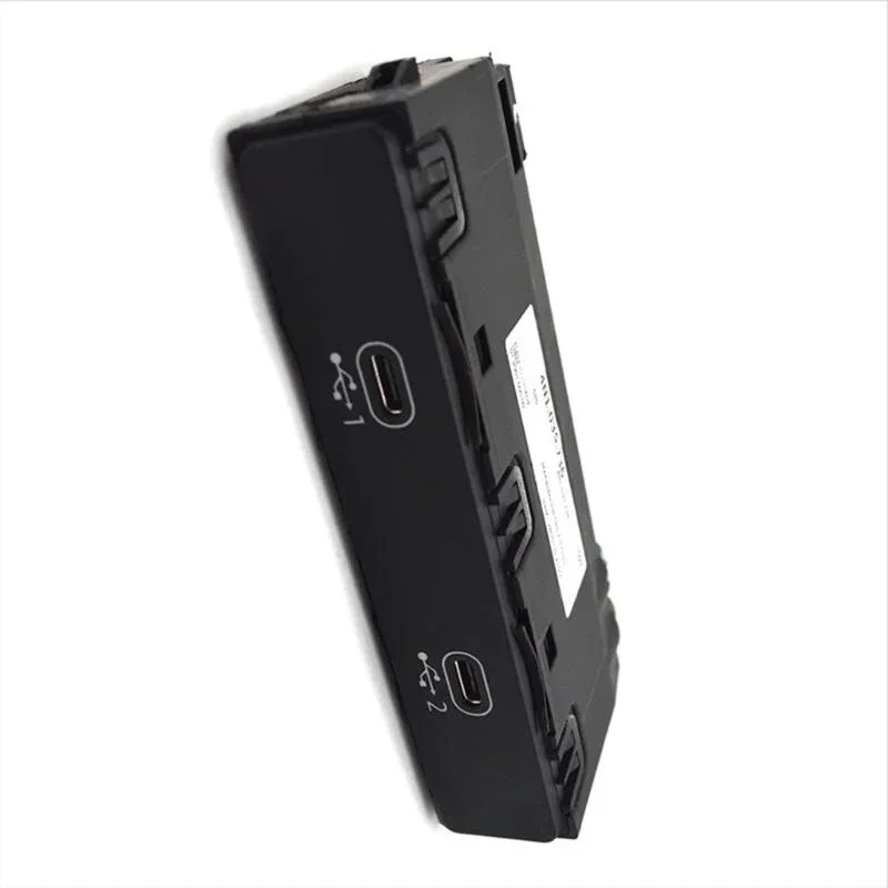 وحدة منفذ شحن وحدة التحكم المركزية سهلة التركيب 4N1035736 ملحقات السيارات لـ 2019-2024 Type-C مقبس مزدوج X37F