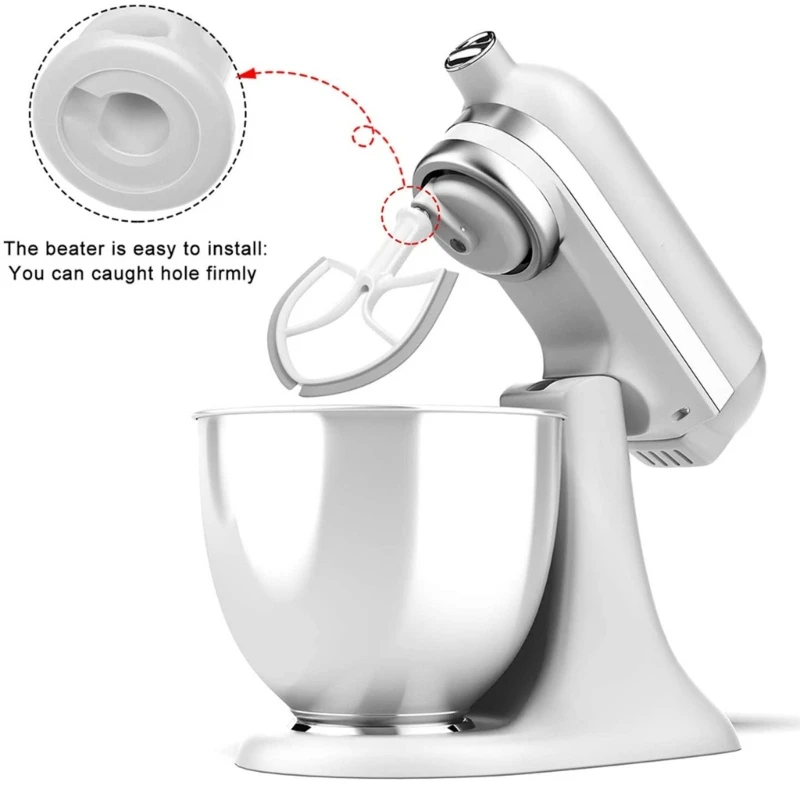 Beater for KitchenAid 4.5-5QT KSM45 5KPMS Bowl-Lift Stand Mixer Bowls Dropship