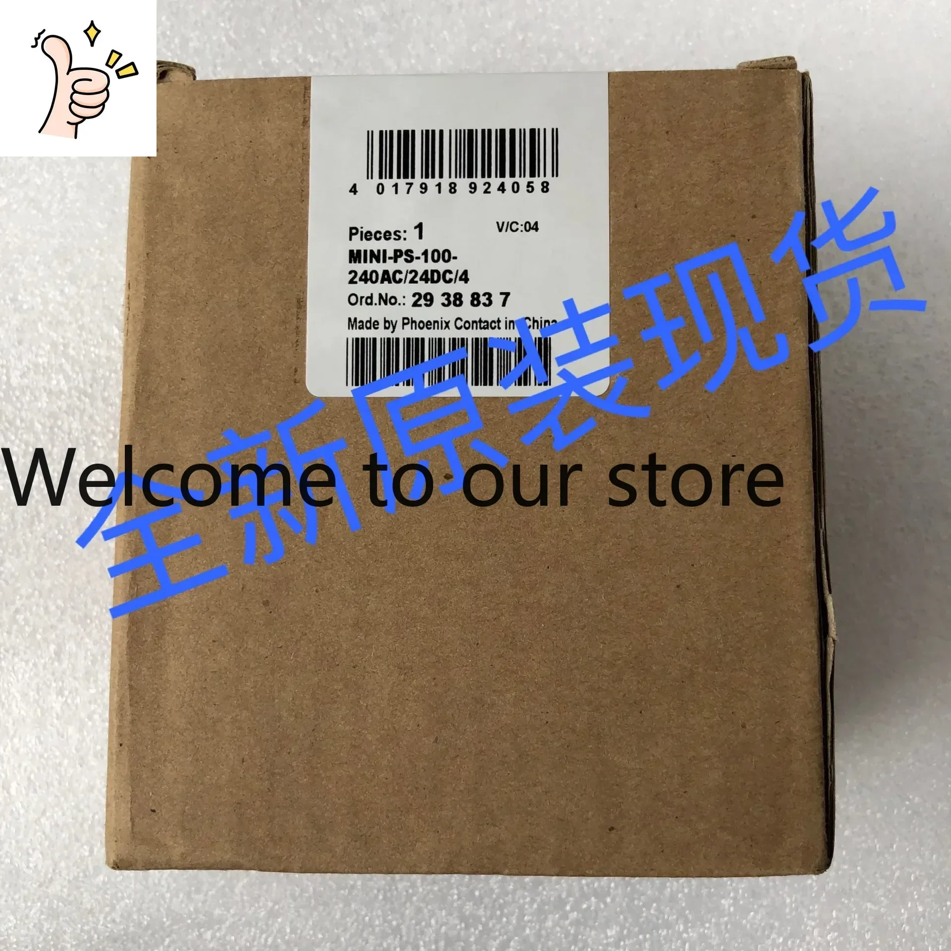 2026.5 MINI-PS-100-240AC/24DC/4 Phoenix Phoenix2938837 Brand New Original Stock