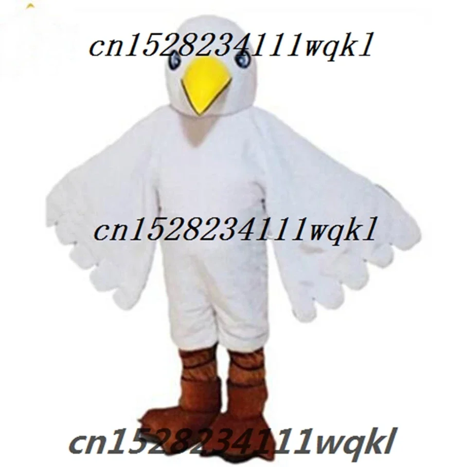 Dove Mascot Costume Animal Seagull Cosplay Costume Adult Pigeon Mascotter Fancy Dress Party Cartoon Party Helmet Event Prop