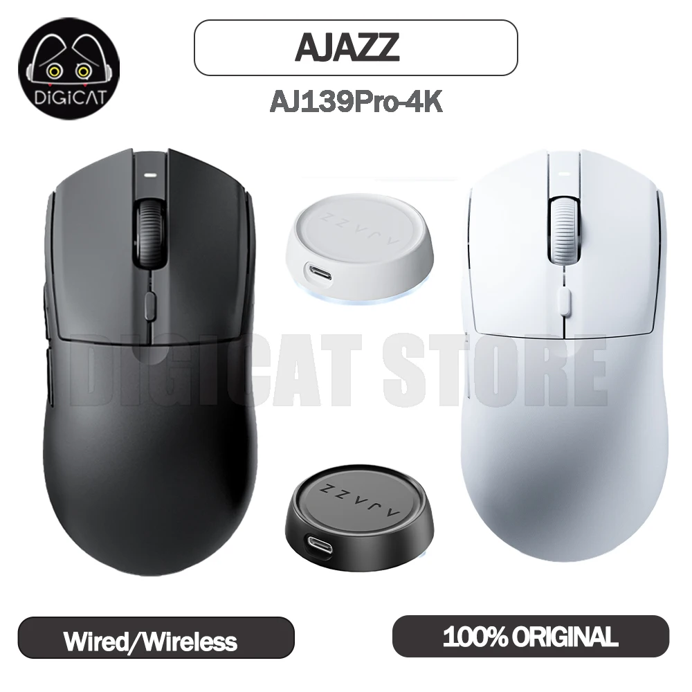 

Геймерская мышь Ajazz AJ139Pro, 2 режима, 2,4 ГГц, 4000 Гц, 700 Гц