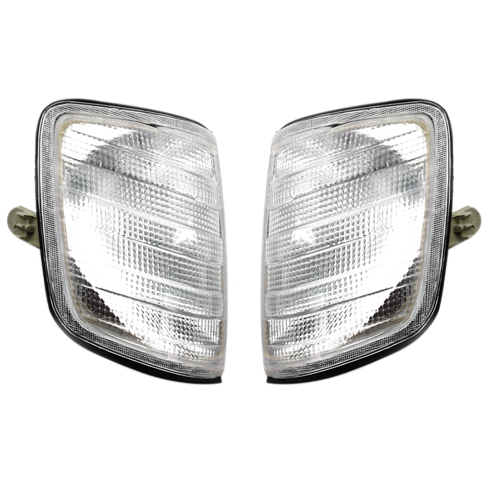 

1 Pair Front Corner Light Turn Signal Lamp for Mercedes-Benz W124 E320 E420 E500 1994-1996 1248261143 1248261243