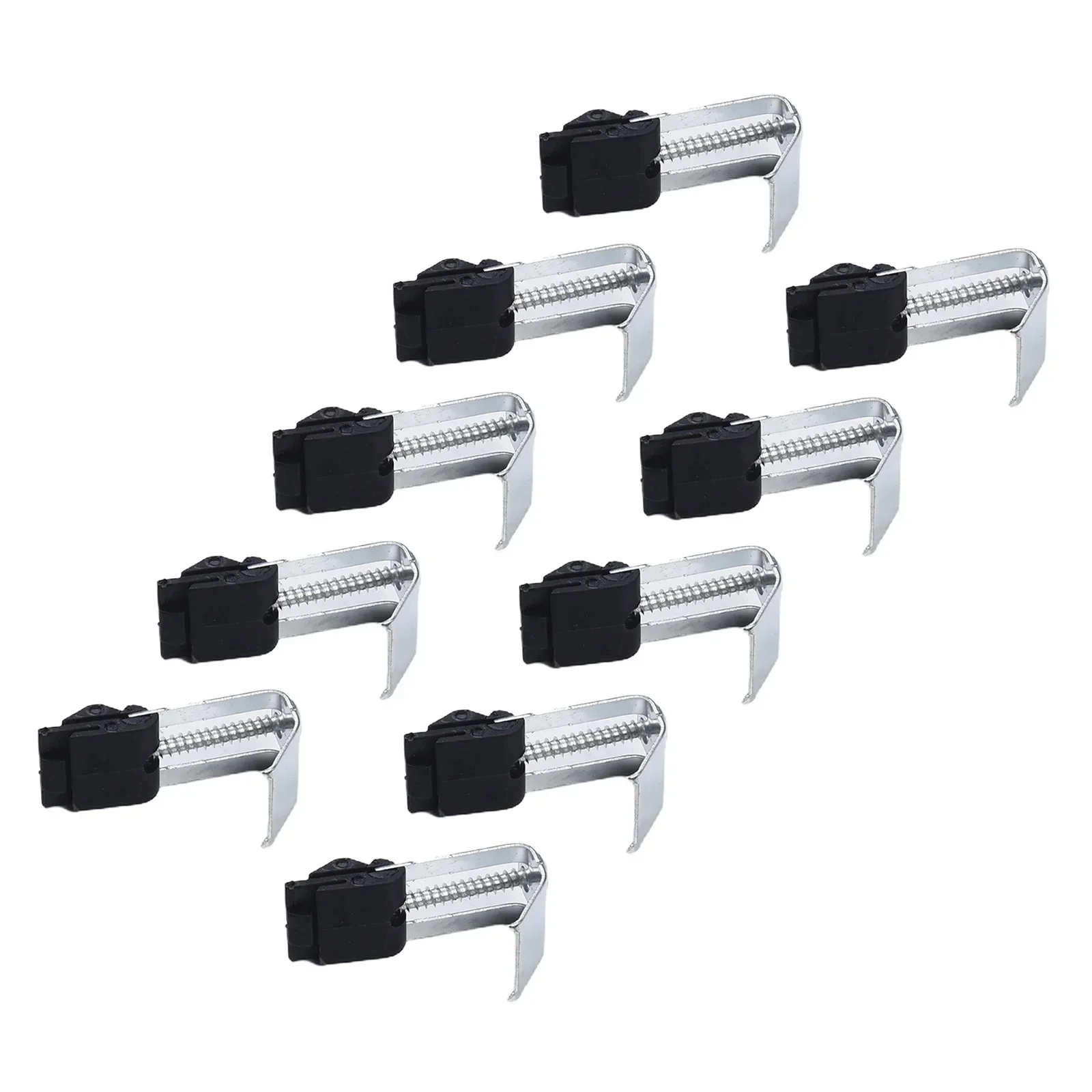 10pcs Undermount Sink Clips 18mm 14-32mm Adjustable Range Mounting Brackets For Kitchen Bathroom Shower Repair Accessories