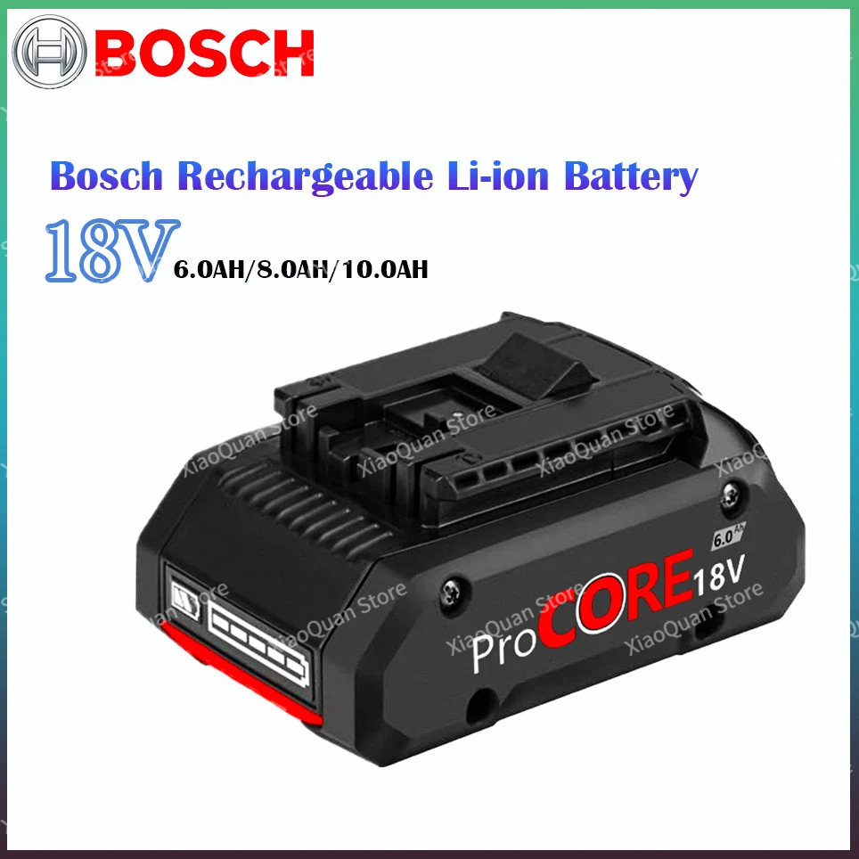 

18V 6.0Ah 21700 replaceable battery, suitable for Bosch professional cordless tool BAT609 BAT618 GBA ProCORE battery replacement