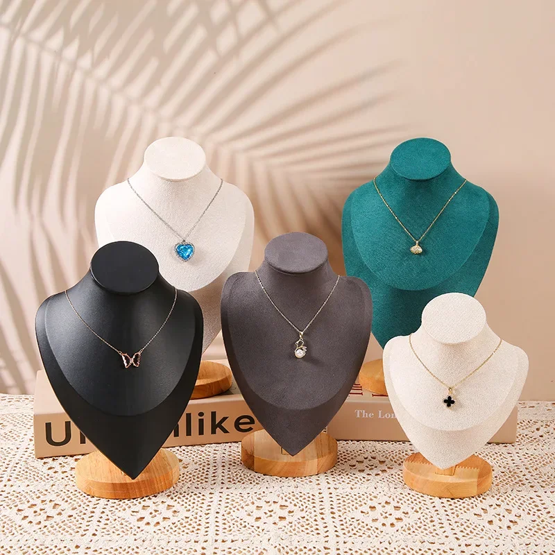 20cm Heart Model Necklace Jewelry Display Model Bust Show Exhibitor Necklace Pendants Mannequin Jewelry Stand Organizer