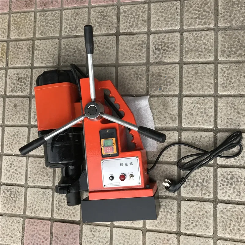 Standing Magnetic Drill Press J3c-49A Portable Magnet Electric  Iron  Easy to Operate