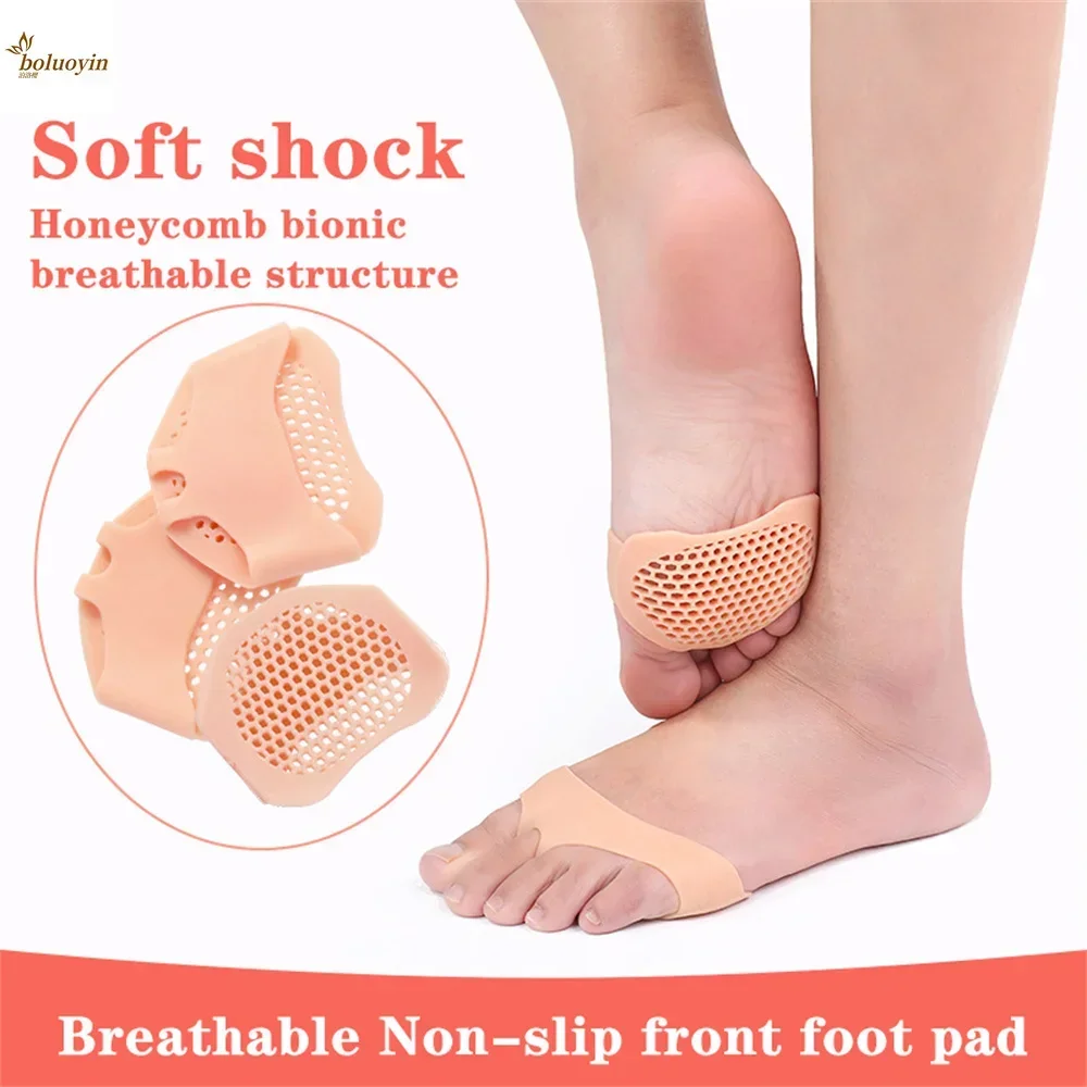 2Pcs Silicone Feet Care Socks Moisturizing Gel Heel Thin Socks with Hole Cracked Foot Skin Care Protectors Foot Care Tool