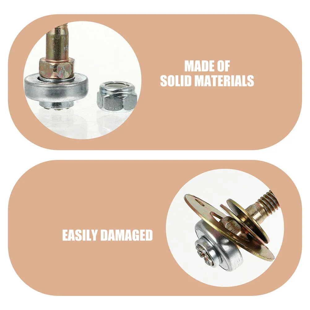 2Pcs Rocking Chair Bearings Iron Mechanical Replacement Parts for Stable Rocking Chair Furniture Repair Accessories