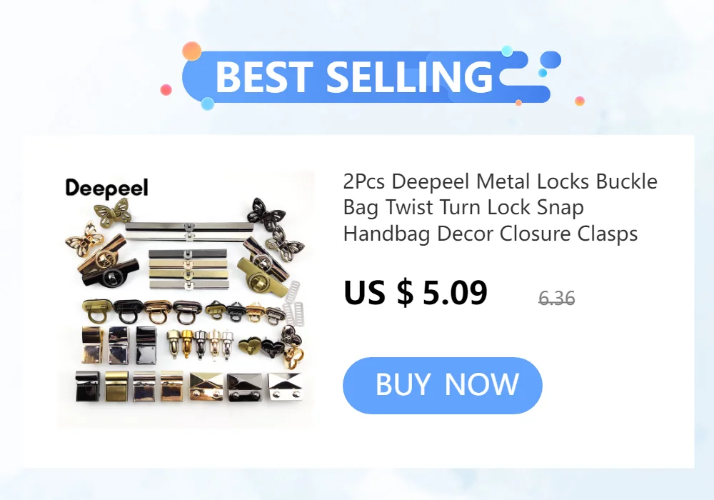 2/5Pcs Metal Turn Lock Snap Buckles for Handbag Women Bag Twist Locks Clasps Closure DIY Latch Buckle Hardware Accessories