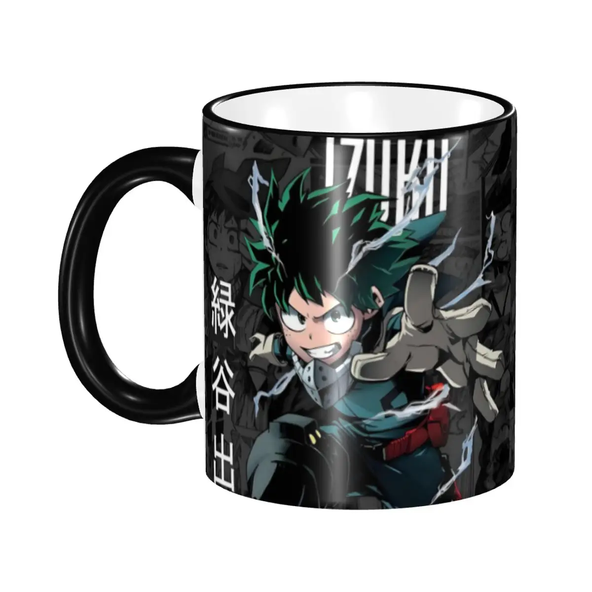 

Personalized Dekus Personalized My H-Heros Academias Coffee Mug DIY Manga Katsuki Bakugo Midoriyas Izukus Ceramic Milk Tea Cups