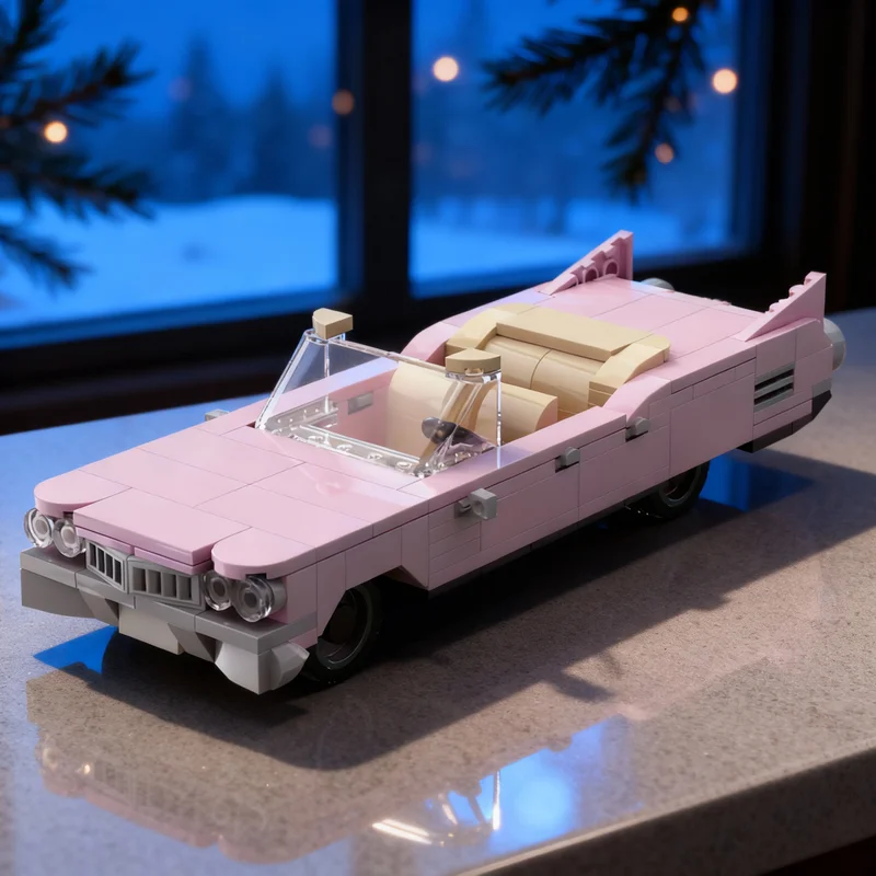 

Набор строительных блоков MOC Cadillac Eldorado City Champions, 257 деталей, креативный подарок, DIY-конструктор для взрослых и детей, декор для дома и офиса