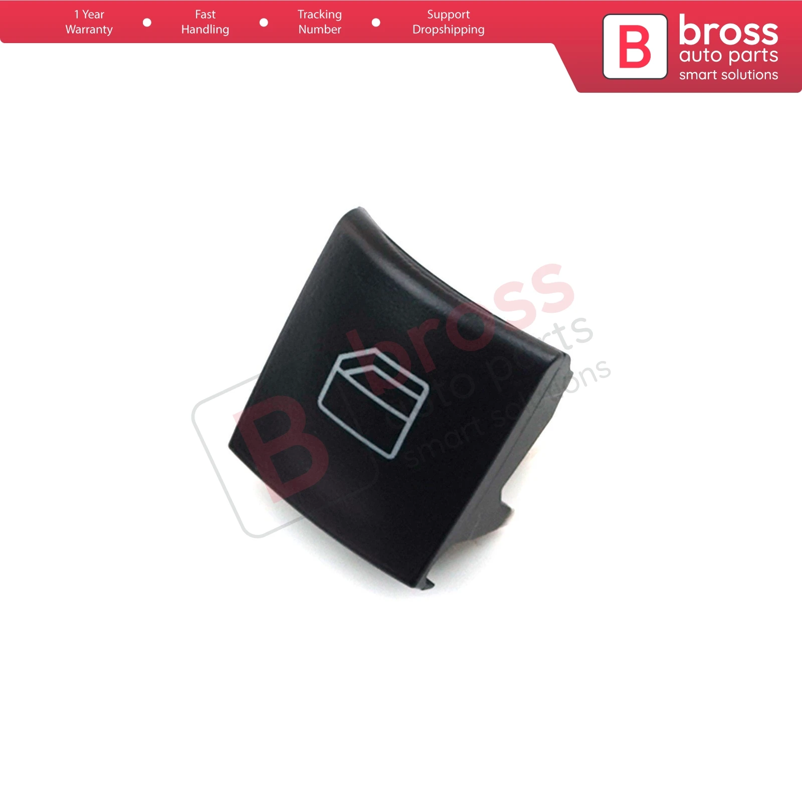 Bross BDP112 Passenger Door Window Switch Repair Button Cap Cover 2518200510 A2518200510 for Mercedes W169 W245 X164 W164 W251