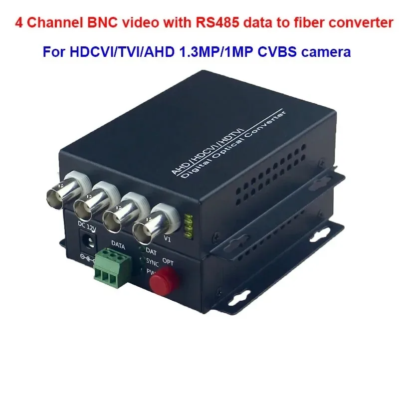 

unique 4 Channel 960P 720P AHD TVI CVI Video Fiber Optical Media Converters for 1.3MP/1MP AHD/CVI/TVI CVBS camera CCTV security