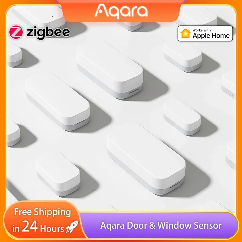 

New Aqara Smart Door Window Sensor Zigbee Wireless Connection Alarm Mini Door Sensor Home Assistant for Mijia Apple HomeKit APP