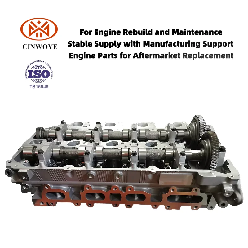 Brand New Aluminum Cylinder Head With Valves For Nissan Engine Replacement Car Model High Quality Engine Parts