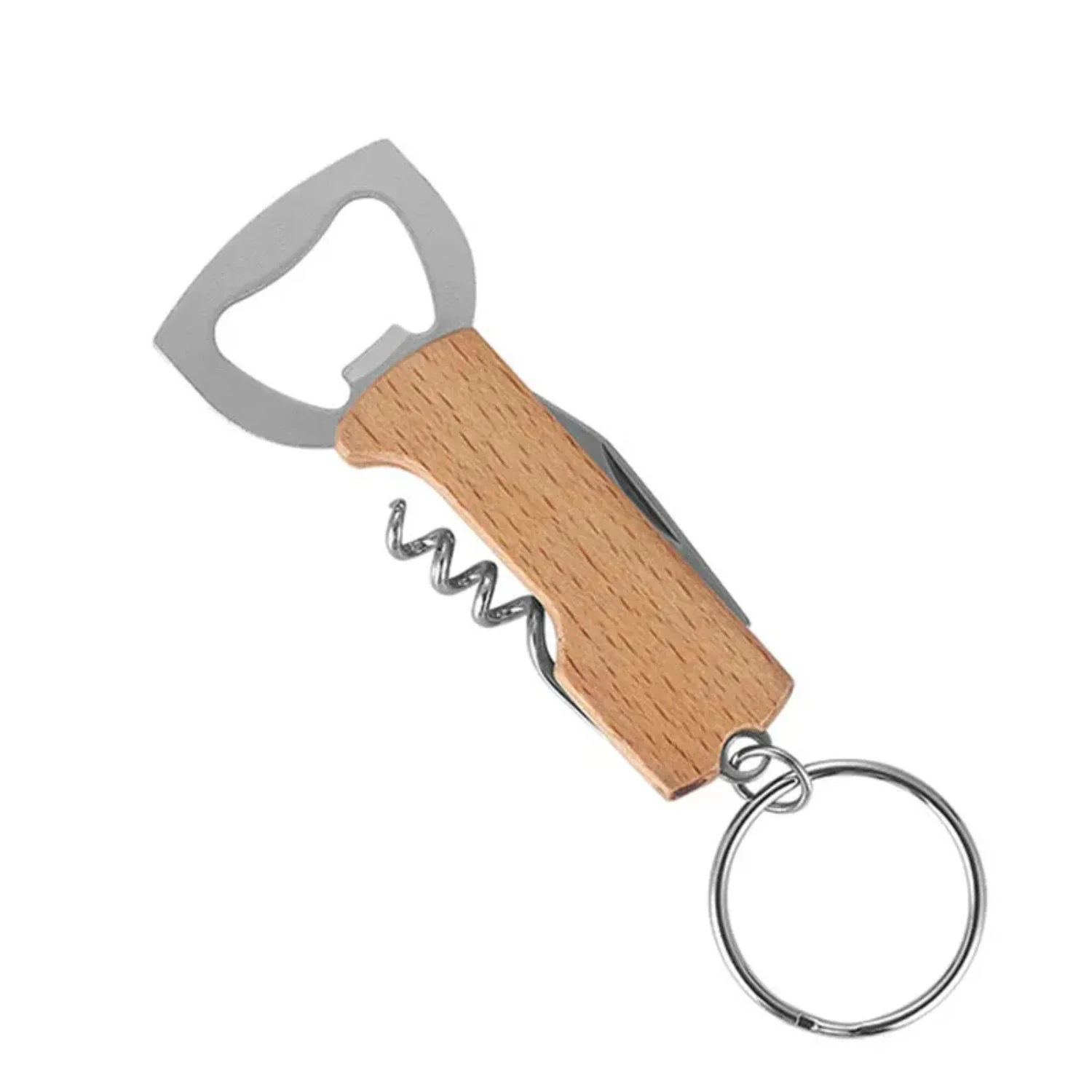 Convenient, Practical, and Stylish Keychain for Easy Access - Premium Stainless Steel Construction Ideal for Beer Enthusiasts an