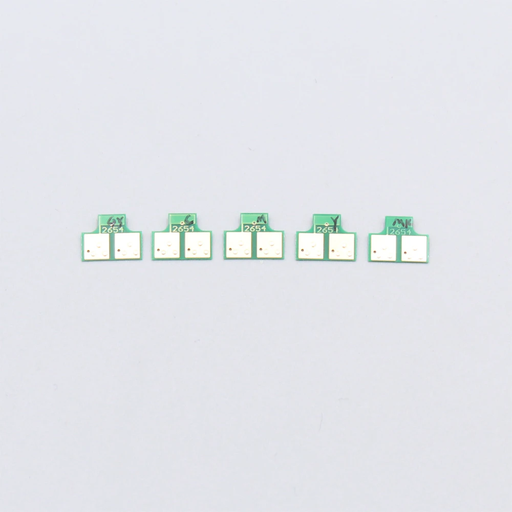 For HP761 Ink Cartridge Chip New Upgrade Chip Compatible For HP DesignJet T7100 T7200 Printer CM991A CM992A (MBK C M Y GY DGY)