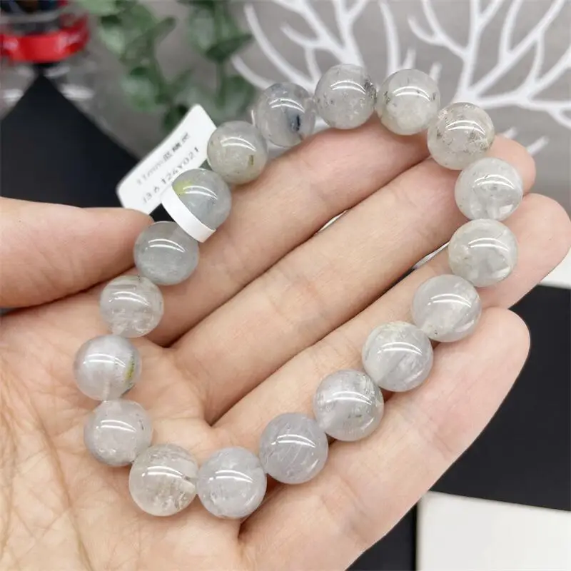 11MM Natural Blue Garden Quartz Bracelet Women Beautiful Colorful Crystal Energy Healing Fashion Gemstone Jewelry 1PCS