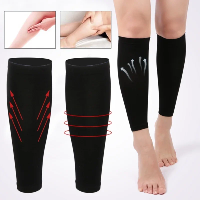 1Pair Medical Compression Socks Calf Sleeves Elastic Nursing Socks Leg Men Women Varicose Vein Circulation Compression Socks