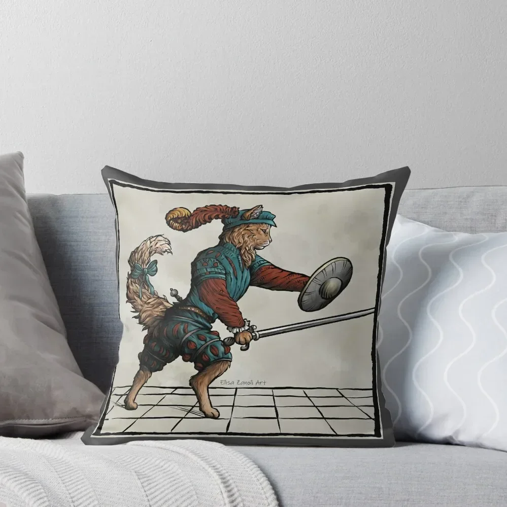 

Maowrozzo - Sword and Buckler Throw Pillow Cushion Covers For Living Room Couch Cushions pillow