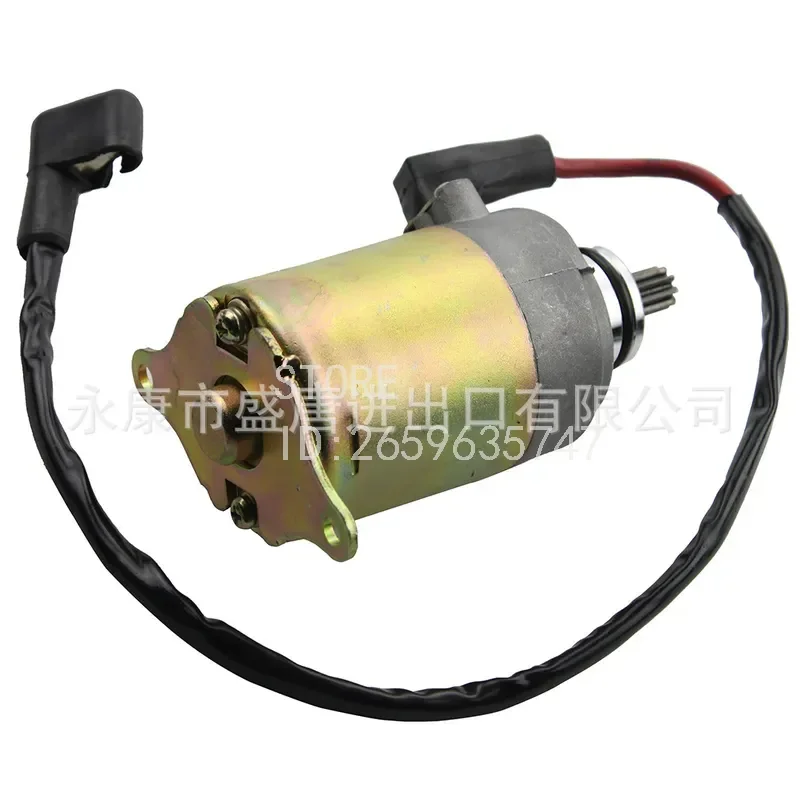 Starter Motor for GY6 150cc Scooter ATV Go Kart Engine Replacement Part High Performance Reliable Starting System