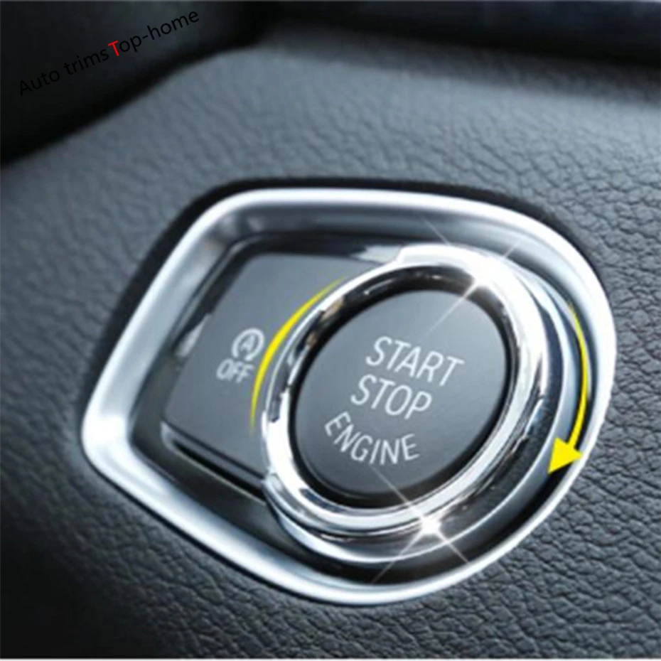ABS матовый пуск-стоп двигателя, кнопка, кольцо для ключей, декоративная рамка, комплект накладки для BMW X2 F39 2018-2021 автомобильные аксессуары