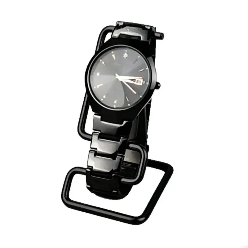 Tabletop Watch Display Rack in Metal for Single Watch Storage, Clean Holder for Dresser Shelf or Store Counter JOMD