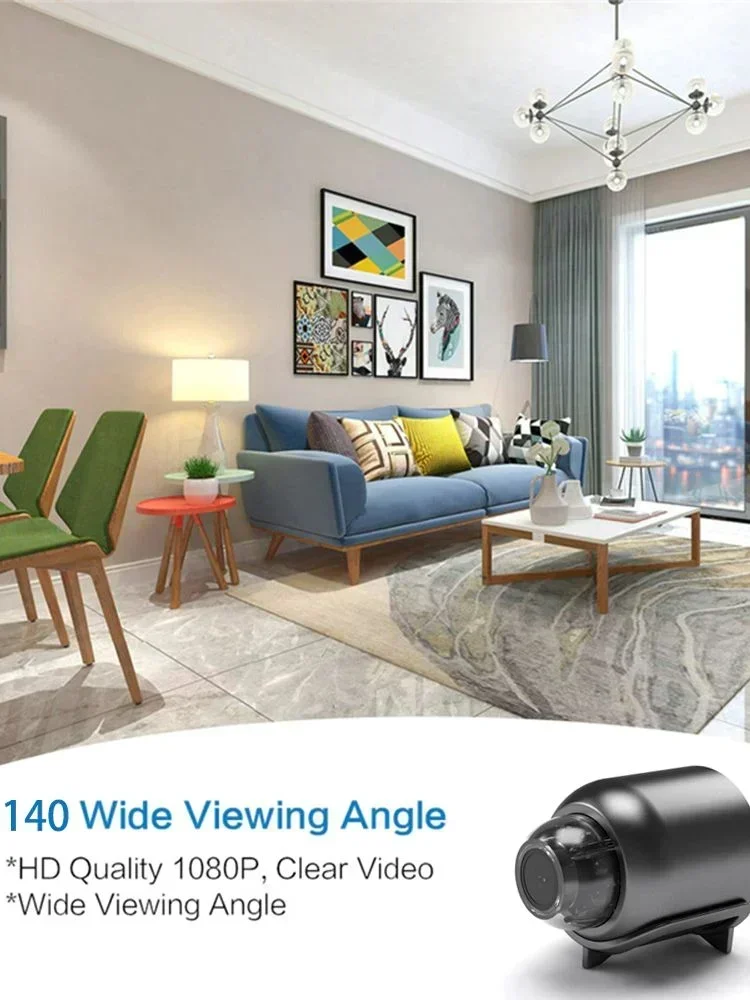 Kamera bezpieczeństwa Lenovo HD Bezprzewodowa Detekcja Ruchu Ultra-mała Noktowizor Niania Elektroniczna Mini Kamera Smart Home — 2
