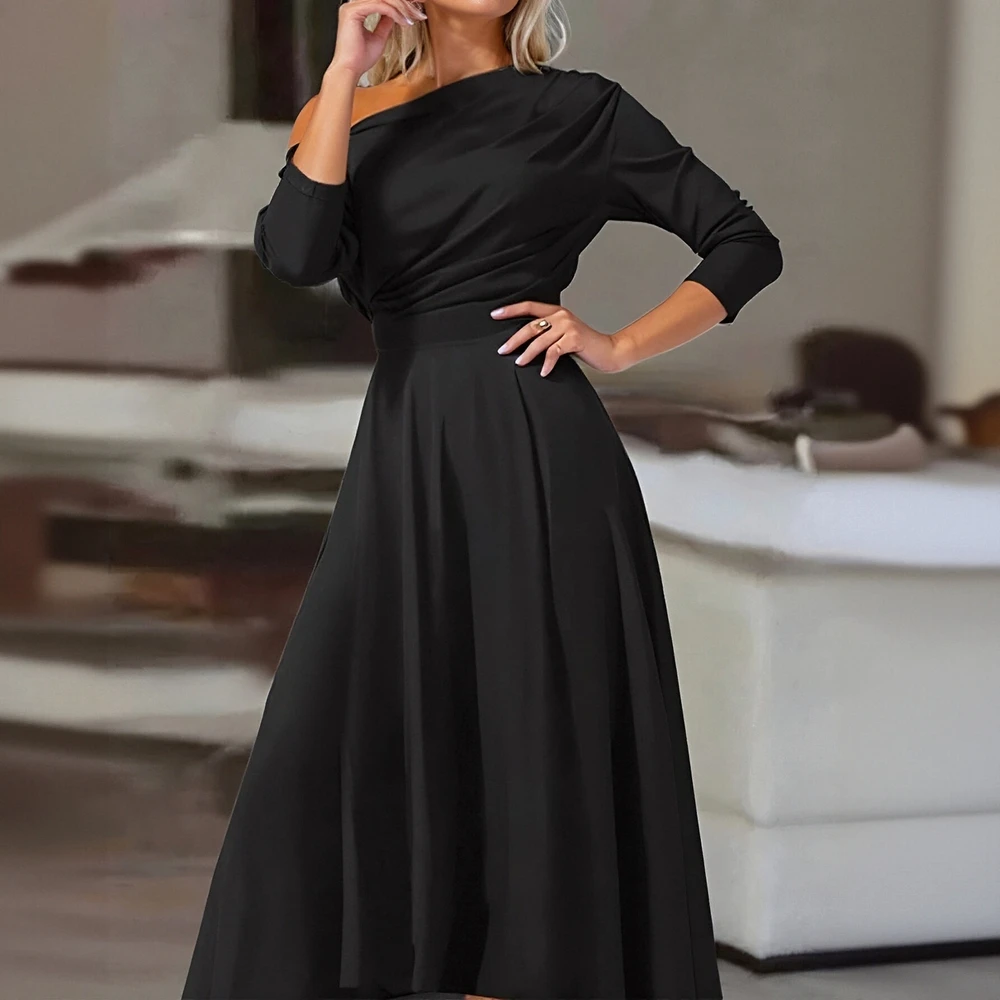 Casual Round Neck Suit Skirt Set Spring Dress Autumn Fashion Women's Ensemble With Skirt Comfortable Style No Decoration