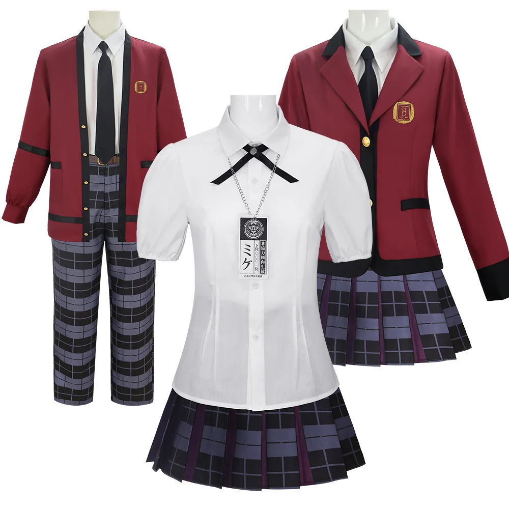 

The Abyss Of Gambling Real People Cos Snake Suzui Cool Too Early B Female Yali Campus JK School Uniform Set