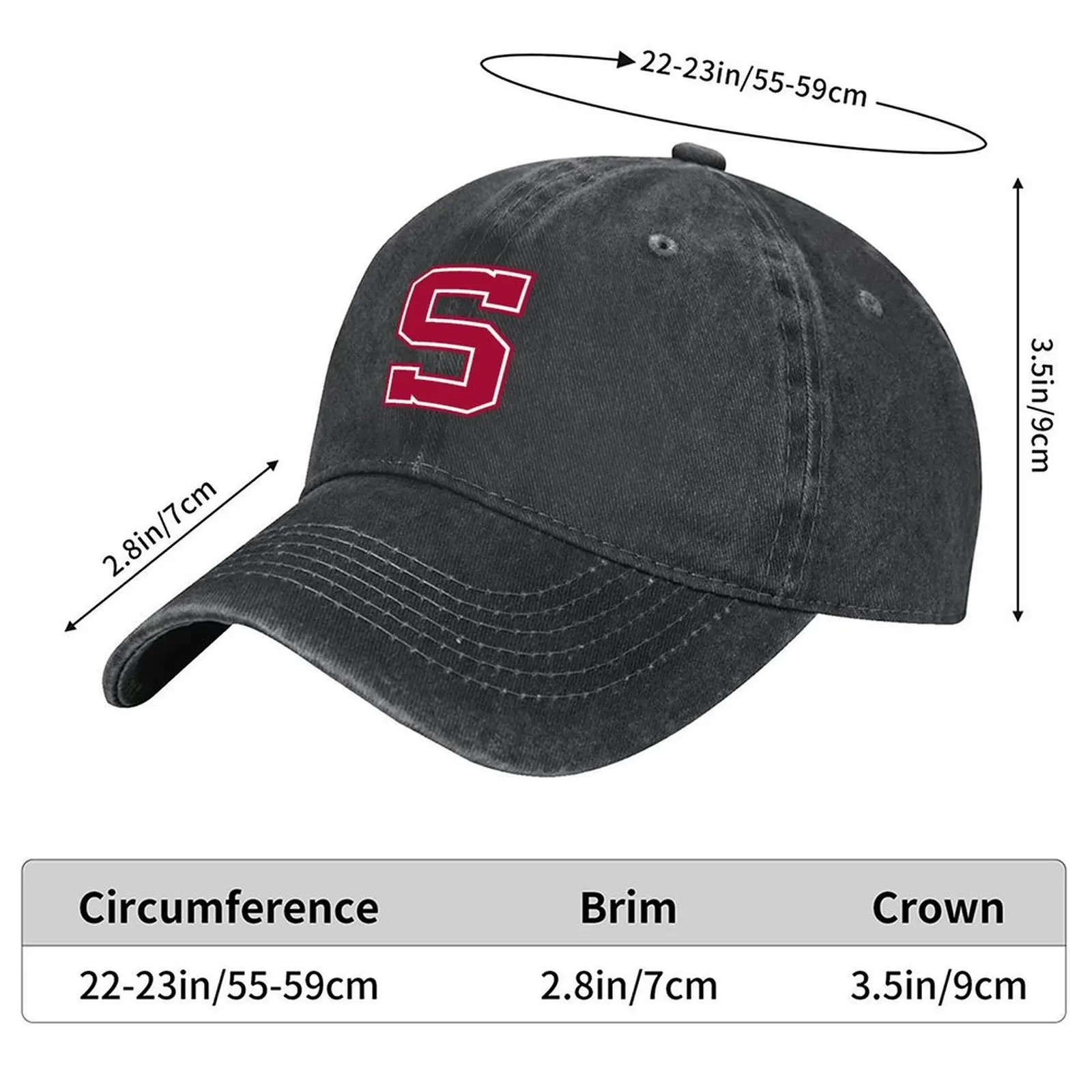 swarthmore college logo Baseball Cap grappige hoed westerse Hoed Ball Cap modieuze Dames Hoeden Heren