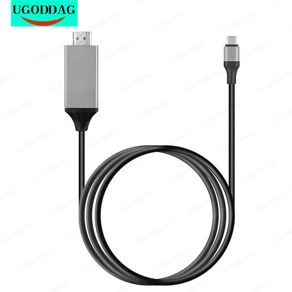 

1.8M Type-C to HDMI-compatible Cables USB 3.1 to HDTV Cable Male to Male for Samsung Type C To HDMI-compatible AV TV Adapter