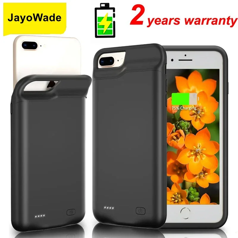 JayoWade 10000Mah For iPhone 6Plus 6s Plus 7Plus 6 7 8 Plus Battery Charger Case Bank Power Case 5.5 Inch