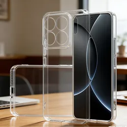 Anti-Slip Transparent Clear TPU Soft Case for Xiaomi 15T 14T 12T Pro 13T Pro Mi 12t Xiaomi15t Shockproof Phone Bag Cover