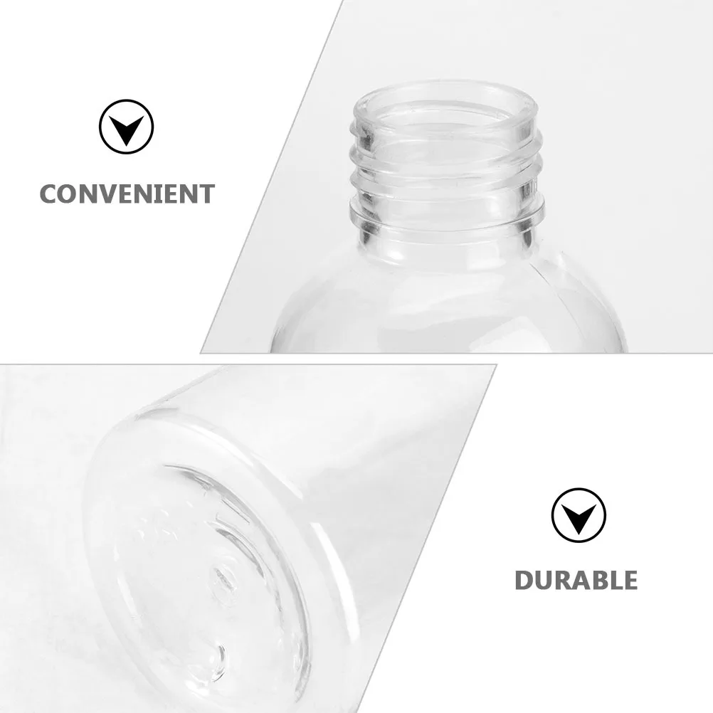 

15Pcs Durable Plastic Cosmetics Bottle Transparent Empty Liquid Container Refillable Travel Storage Lightweight
