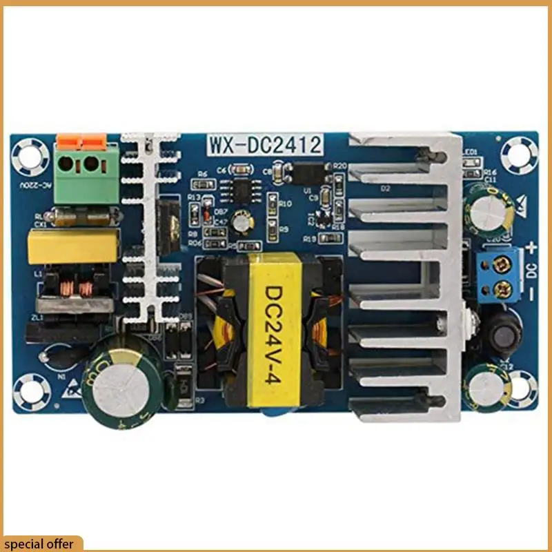 A68Z 10X Switching Power Supply Module Ac 110V 220V To Dc 24V 6A Switching Board Promotion Panel Splitter 60Hz WX-DC2412