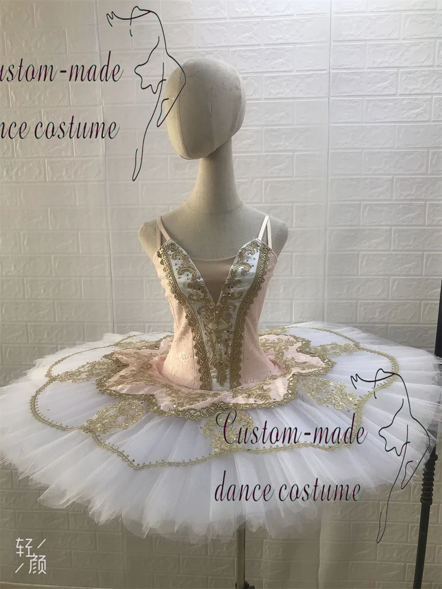 Nouvelle jupe de Ballet costume Tutu crêpe classique professionnel jupe courte de Ballet simplifiée pour adultes et enfants