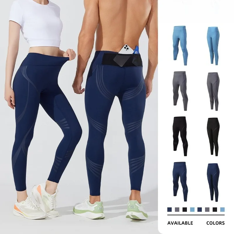 

Унисекс нейлоновые леггинсы для йоги 2025: умная компрессия, подтяжка бедер, облегающий крой, европейско-американский стиль